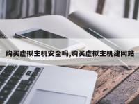 购买虚拟主机安全吗,购买虚拟主机建网站