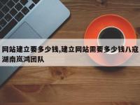 网站建立要多少钱,建立网站需要多少钱八寇湖南岚鸿团队